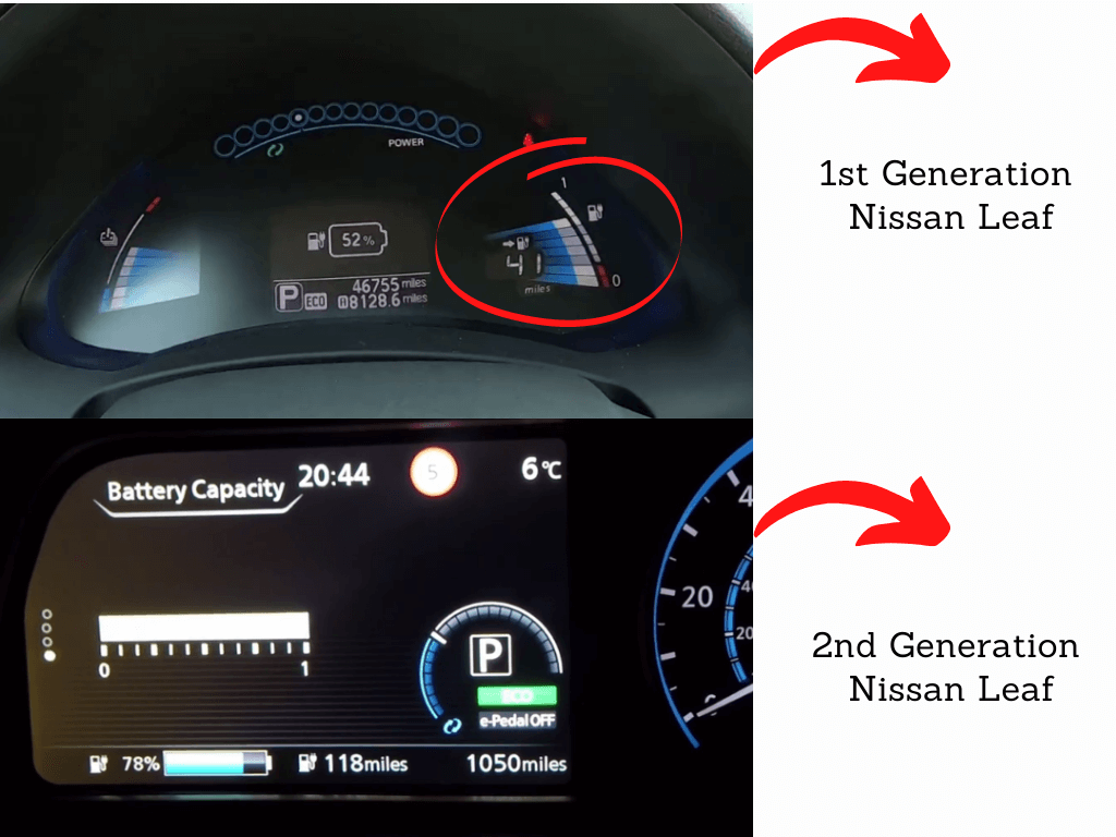 How to check Nissan Leaf's rough battery estimate