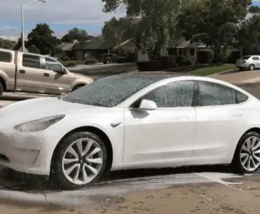 how to wash your tesla