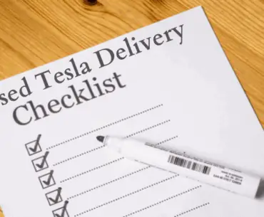 Used Tesla Delivery Checklist